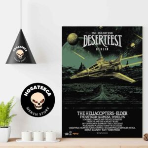 Desertfest Berlin Concert Line Up On May 23 25 2025 Home Decor Poster Canvas