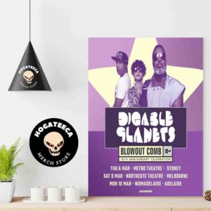 Digable Planets Blowout Comb 30th Anniversary Tour 2025 On Machr Performances Scheduled Home Decor Poster Canvas