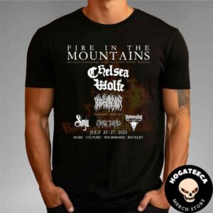 Fire In The Mountains Festival Lineup 2025 On July 25-27 At Red Eagle Campground In East Glacier MT Unisex T-Shirt