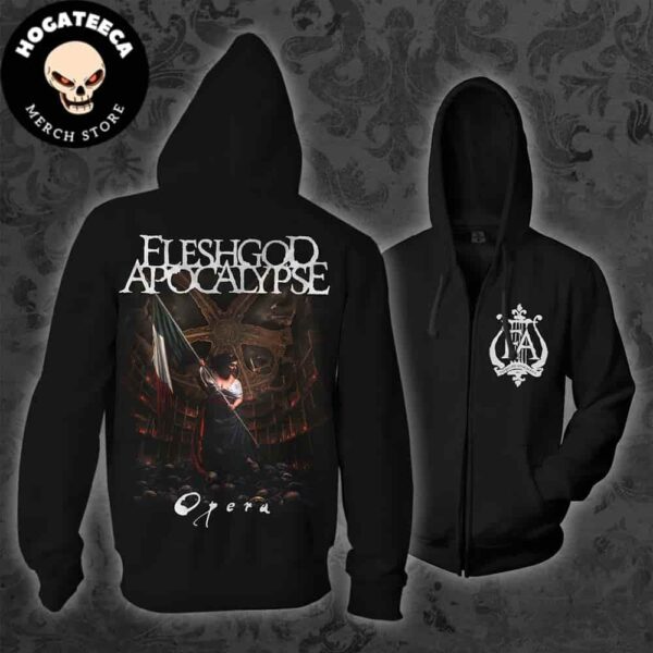 Fleshgod Apocalypse Winter Treats Opera Cover Art Two Sides Zipper Hoodie