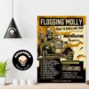 Flogging Molly Road To Rebellion Tour 2025 With Special Guest Theaggrolites And Slaughterhouse On January 3 At The Norva In Norfolk Va Home Decor Poster Canvas