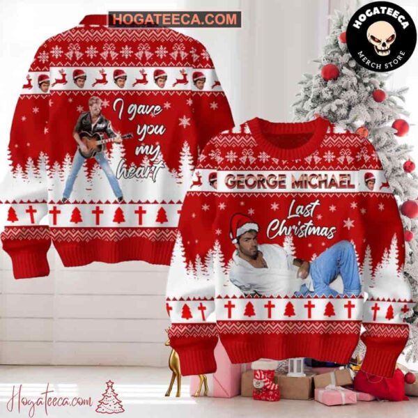 George Michael Wham Last Christmas I Gave You My Heart Chirstmas Gifts 2024 Xmas Ugly Sweater