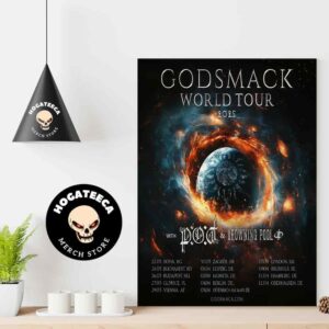 Godsmack World Tour 2025 With Special Guest Pod And Drowning Pool Performances Scheduled On March And April Home Decor Poster Canvas