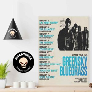 Greensky Bluegrass Winter Tour 2025 With Moon Taxi And Kitchen Dwellers Performances Scheduled On Feb Home Decor Poster Canvas