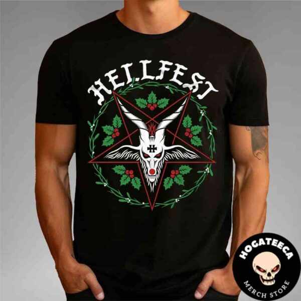 Hellfest Heavy Xmas Santa Unisex T-Shirt