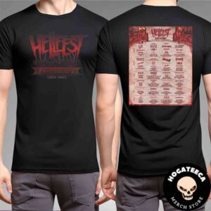 Hellfest Out Of Bounds Tour On June 19 To 22 2025 Clisson France Full Line Up Two Sides Unisex T-Shirt