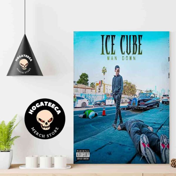 Ice Cube Man Down Album Released On November 22 2024 Home Decor Poster Canvas