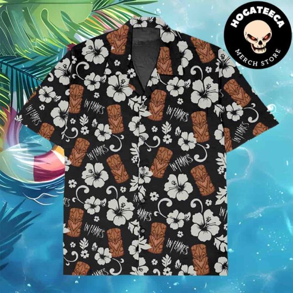 In Flames Jester Tiki Hawaiian Shirt