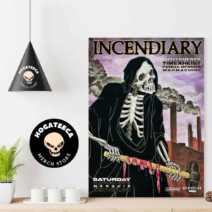 Incendiary Band With Time X Heist On Mar 9th 2025 At Marquis Colorado US Home Decor Poster Canvas