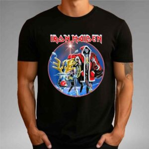 Iron Maiden Sit Xmas 2024 Merch T-Shirt