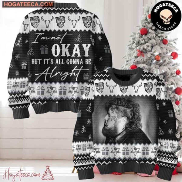 Jelly Roli I’m Not Ok Chirstmas Gifts 2024 Xmas Ugly Sweater