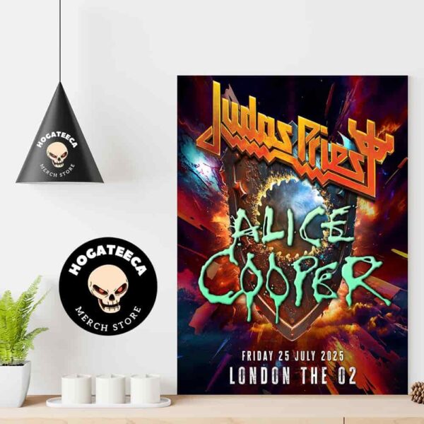 Judas Priest And Alice Cooper On Jul 25th 2025 At The O2 London Home Decor Poster Canvas