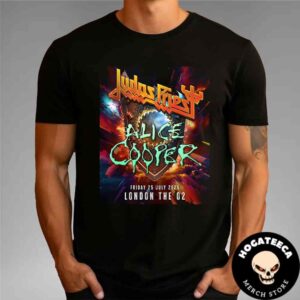 Judas Priest And Alice Cooper On Jul 25th 2025 At The O2 London Unisex T-Shirt