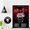 Hellfest Out Of Bounds Tour On June 19 To 22 2025 Clisson France Full Line Up Home Decor Poster Canvas