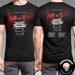 King Diamond European Tour 2025 Paradise Lost Angel Witch Unto Others Performances Scheduled Two Sides Unisex T-Shirt