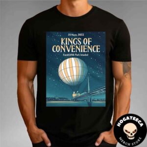 Kings Of Convenience Merch On 28 Mayis 2025 Kucukciftlik Park Istanbul Unisex T-Shirt