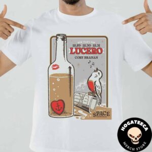 Lucero With Cory Branan New Years Run On Dec 29 30 31 2024 At Evanston Space US Unisex T-Shirt