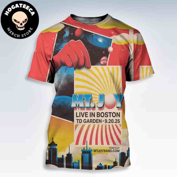 MT Joy Merch In Boston At TD Garden On September 202 2025 All Over Print Shirt