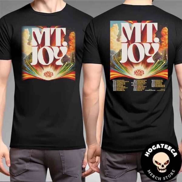 MT Joy Spring Summer 2025 Tour Performances Scheduled Two Sides Unisex T-Shirt