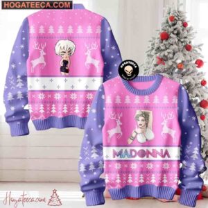 Madonna Let?s Celebrating The Holidays Chirstmas Gifts 2024 Xmas For Family And Friends Ugly Sweater