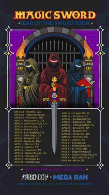 Magic Sword Year Of The Sword Tour With Starbender And Mega Ran Performances Scheduled From March To May 2025 11zon