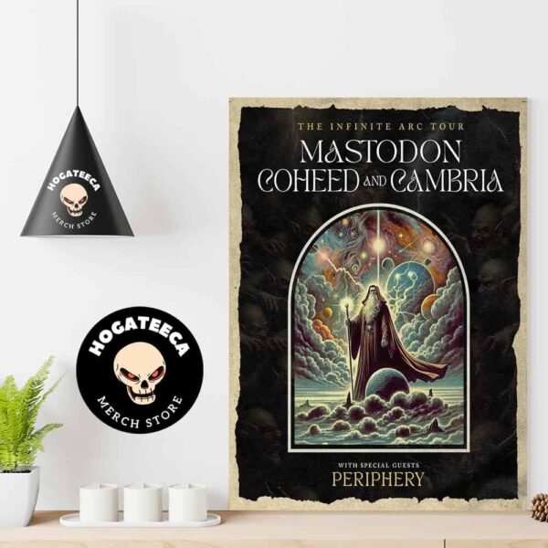 Mastodon And Coheed With Cambria The Infinite Arc Tour In May 2025 Performances Scheduled Home Decor Poster Canvas