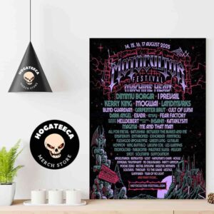 Motocultor Festival Du 14 Au 17 Aout 2025 Carhaix France Full Lineup Hom Decor Poster Canvas