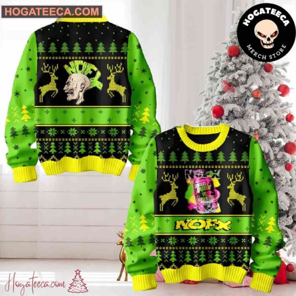 NOFX The Idiots Are Taking Over Christmas Sweater Chirstmas Gifts 2024 Xmas For Family And Friends Ugly Sweater