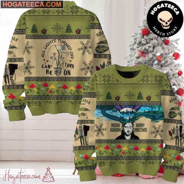 Noah Kahan All Lights Turned Off Can Be Turn On Chirstmas Gifts 2024 Xmas Ugly Sweater