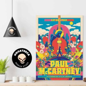 Paul McCartney Got Back Tour Merch For Show On December 14-15 2024 Go-Op Live Manchester Home Decor Poster Canvas