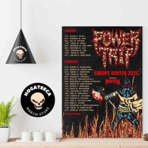 Power Trip Europe Winter 2025 With Pantera Performances Scheduled On January And February Home Decor Poster Canvas