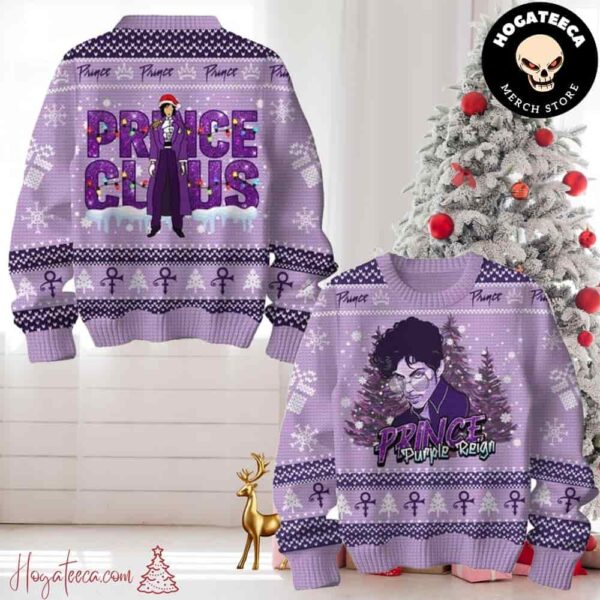 Prince Purple Reign Prince Claus Chirstmas Gifts 2024 Xmas Ugly Sweater