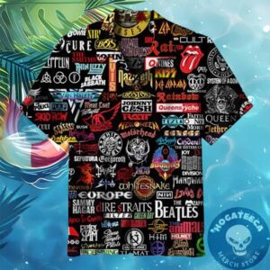 Rock Band Punk Music Heavy Metal Bands Hawaiian Shirt