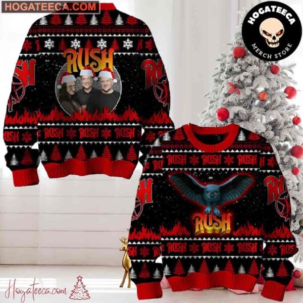 Rush Band Happy Holidays Chirstmas Gifts 2024 Xmas For Family And Friends Ugly Sweater