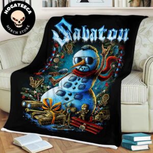 Sabaton All The Way X-mas Fleece Blanket