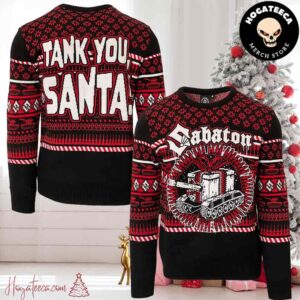 Sabaton Tank You Santa X-mas Chirstmas Gifts 2024 Xmas For Family And Friends Ugly Sweater