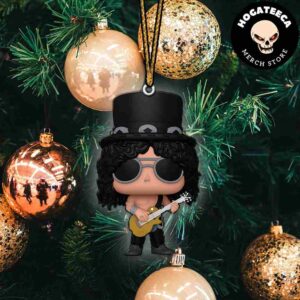 Slash Legendary Lead Guitarist Of Guns N Roses Christmas Gift Tree Decorations Ornament Christmas Gift Tree Decorations Ornament