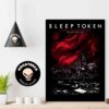 Sleep Token Merch Poster On Saturday 30th November 2024 At Utilita Arena In Cardiff Exclusive Home Decor Poster Canvas