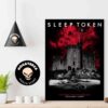 Sleep Token Merch Poster On Monday December 2nd 2024 At First Direct Arena In Leeds Home Decor Poster Canvas