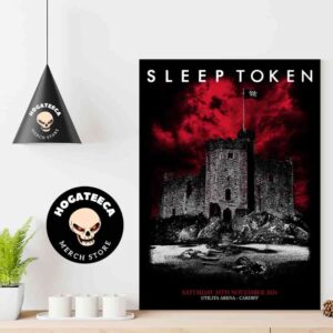 Sleep Token Merch Poster On Saturday 30th November 2024 At Utilita Arena In Cardiff Exclusive Home Decor Poster Canvas