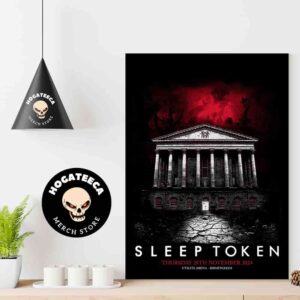 Sleep Token Merch Poster On Thursday 28th November 2024 At Utilita Arena In Birmingham Home Decor Poster Canvas