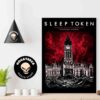 Sleep Token Merch Poster On Tuesday 3rd December 2024 At O2 Arena In London Exclusive Home Decor Poster Canvas