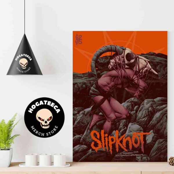 Slipknot With Bleed From Within In Stuttgart Germany Hanns-Martin-Schleyer-Halle Interested On Sun 08 December 2024 Home Decor Poster Canvas