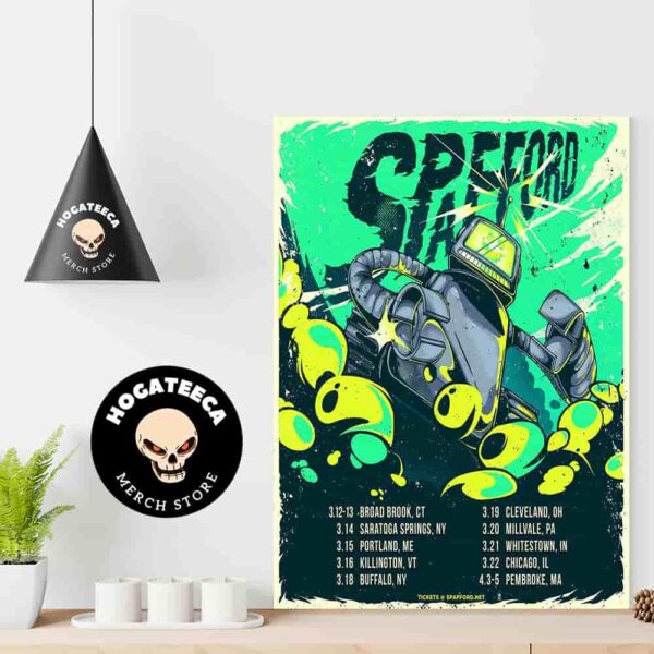 Spafford Tour 2025 Performances Scheduled Home Decor Poster Canvas