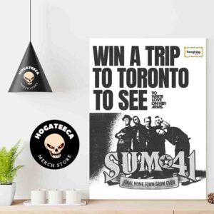 Sum 41 Win A Trip To Our Final Show Ever In Toronto Home Decor Poster Canvas