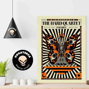 The Hard Quartet Evicshen Merch On May 2 2025 Pappy Harriets In Pioneertown CA Home Decor Poster Canvas