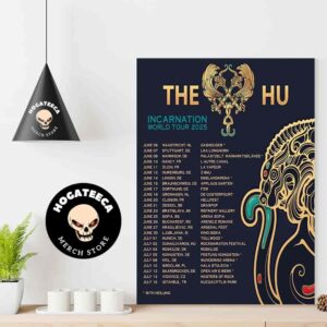 The Hu Band Incarnation World Tour 2025 With Heilung Performances Scheduled On June And July Home Decor Poster Canvas