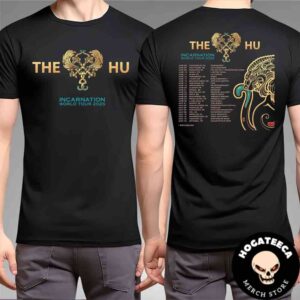 The Hu Band Incarnation World Tour 2025 With Heilung Performances Scheduled On June And July Two Sides Unisex T-Shirt