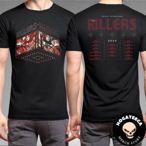 The Killers Rebel Diamond Tour 2024 Performances Scheduled Two Sides Unisex T-Shirt