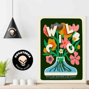 Wilco Merch In St Paul Minnesota On Dec 13-15 2024 At Palace Theatre Home Decor Poster Canvas